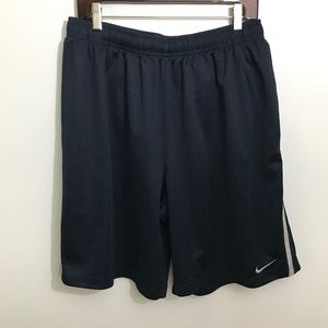 Nike Men's Athletic Shorts Navy & Silver sz XL